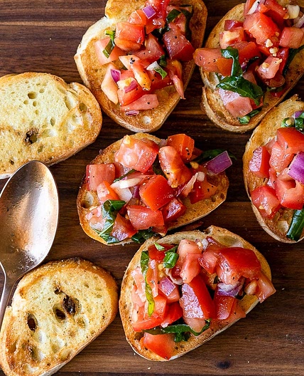 Easy Bruschetta Recipe