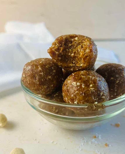 Salted Caramel Energy Bites (No Coconut)