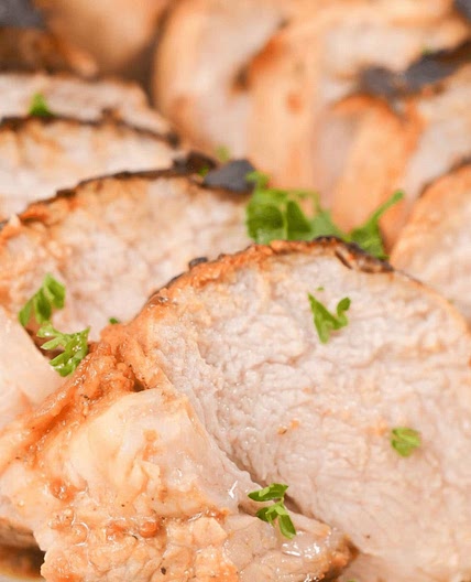 Grilled Marinated Pork Loin