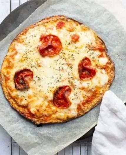 Keto Cauliflower Pizza Crust Recipe