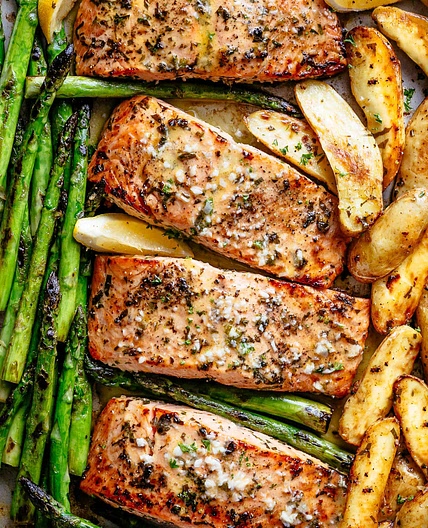Garlic Butter Baked Salmon