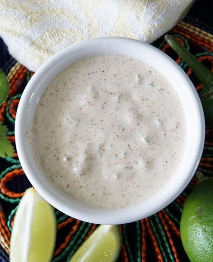 Cilantro Lime Sauce for Fish Tacos