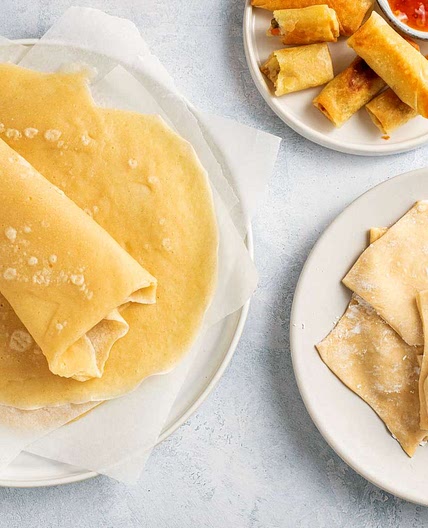 Homemade Chinese Egg Roll Wrappers