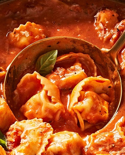 Creamy Parm Tomato Soup