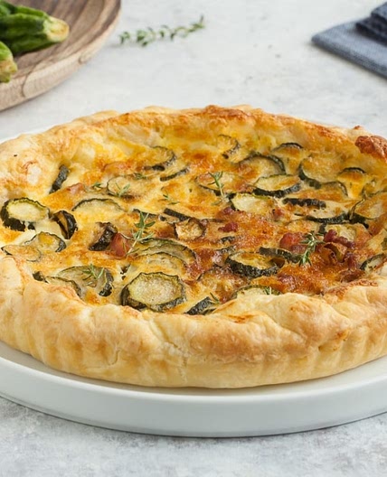 Torta salata alle zucchine