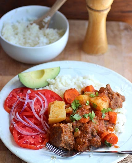 Beef Stew in Tomato Sauce Recipe (Estofado de Res)
