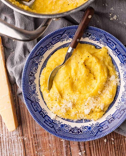 Creamy Polenta Recipe with Parmesan Cheese