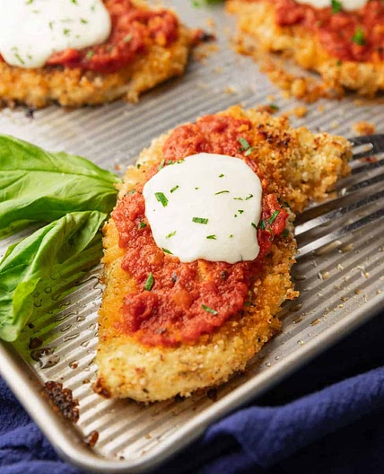 Oven Baked Chicken Parmesan Recipe