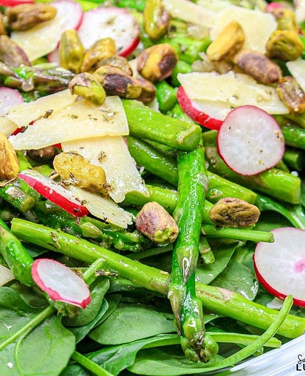 Spring Asparagus and Radishes Recipe