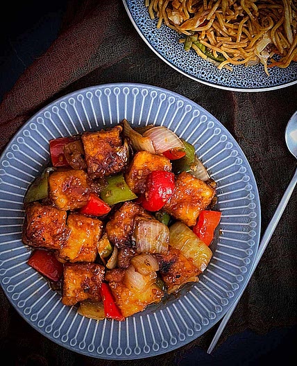 Chilli Paneer (Street-style Chili Paneer)