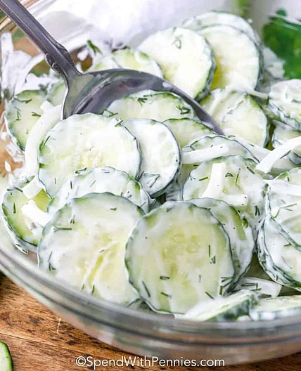 Creamy Cucumber Salad
