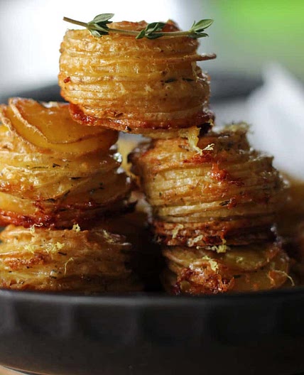 Muffin Tin Potato Stacks
