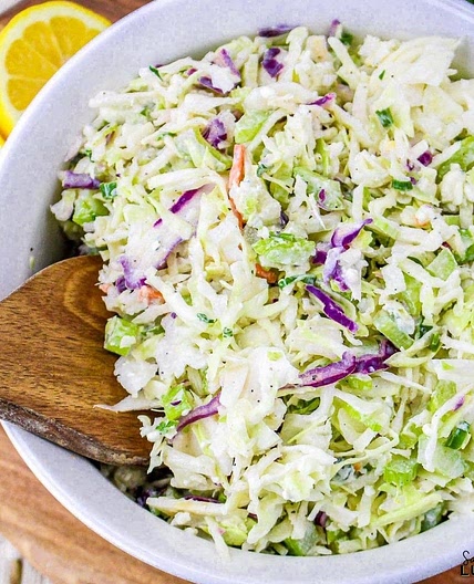 Creamy Blue Cheese Coleslaw Recipe