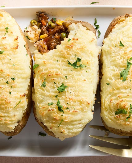 Shepherd's Pie Potato Skins