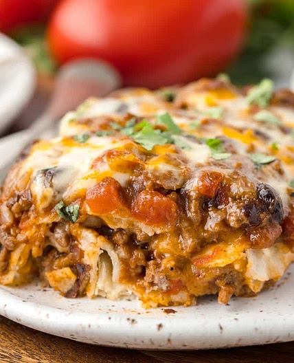 Beef Enchiladas Casserole