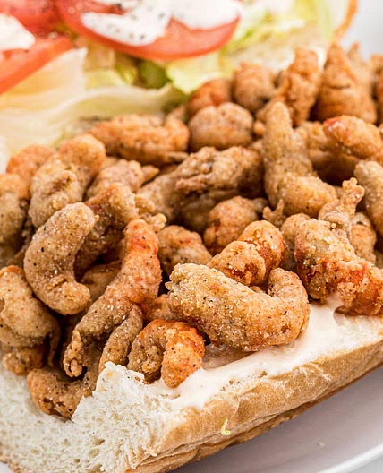 Fried Crawfish Poboy