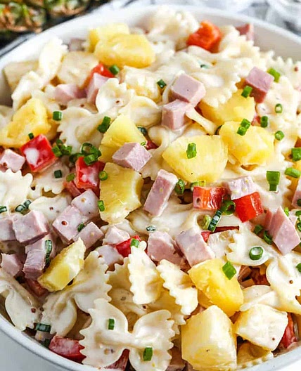 Ham & Pineapple Pasta Salad