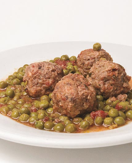 Iraqi Meatballs with Green Peas