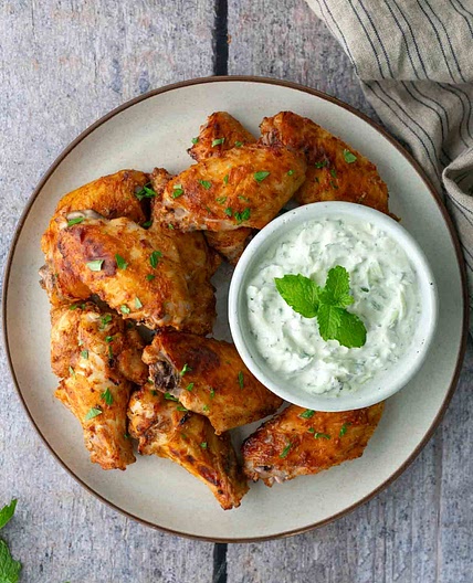Tandoori Baked Chicken Wings