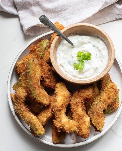 Fried Avocado Dippers Recipe