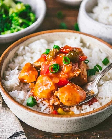 Baked Sweet and Sour Chicken
