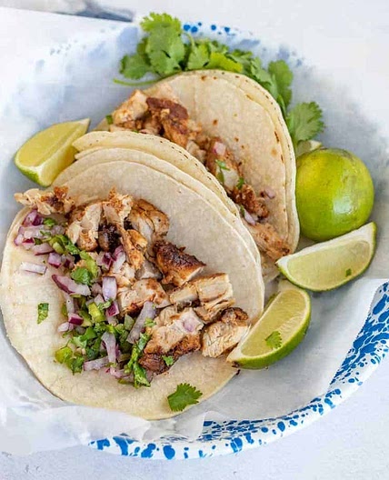The Best Chicken Tacos Ever