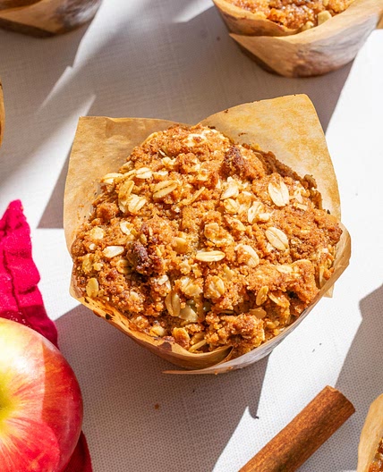 Sourdough Apple Butter Muffins