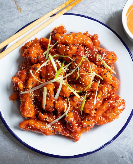 Sweet and Spicy Gochujang Fried Chicken