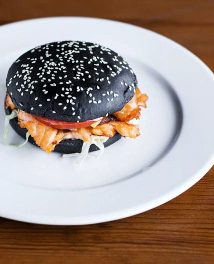 Broiled Salmon Burger