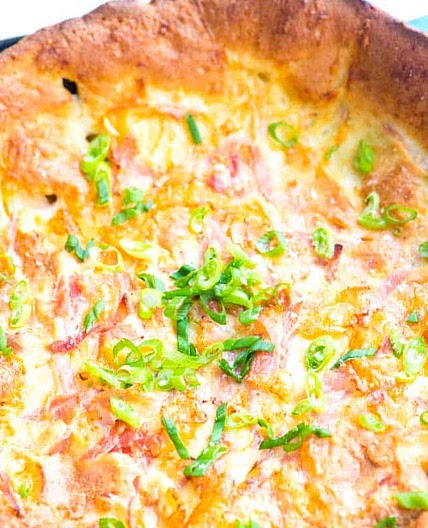 Ham and Cheese Dutch Baby Pancake Recipe