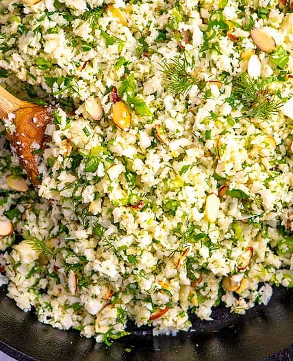 Garlic Herb Cauliflower Rice
