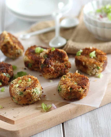 Crispy Salmon Bites