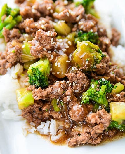 Easy Ground Beef and Broccoli