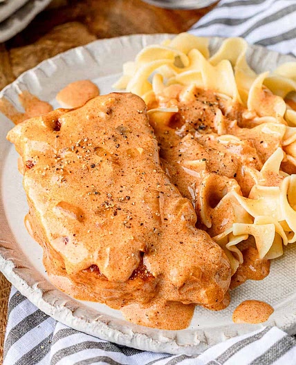Hungarian Paprika Sour Cream Pork Chops