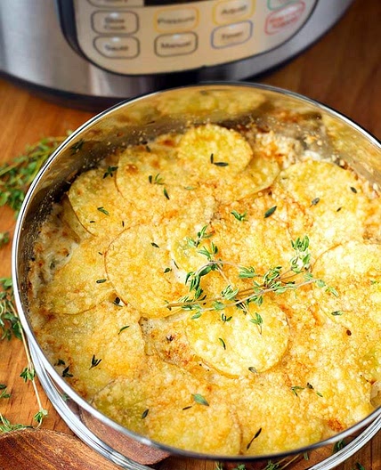 Instant Pot Cheesy Scalloped Potatoes