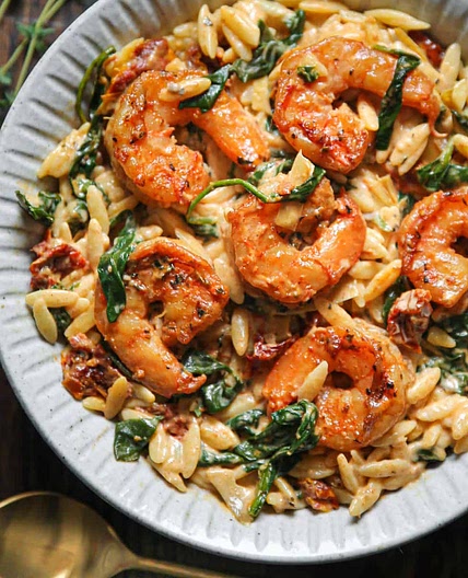 Shrimp Orzo (30-Minute, One-Pan Meal)