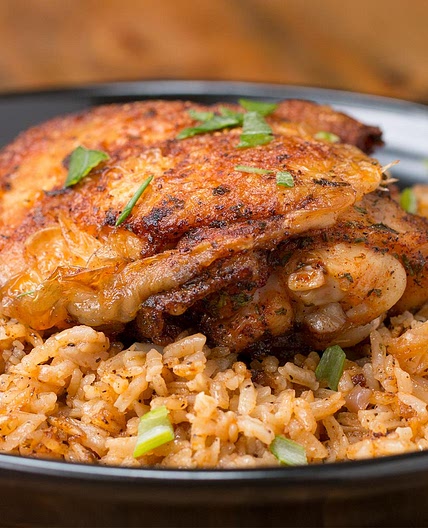 Paprika Chicken & Rice Bake Recipe by Tasty
