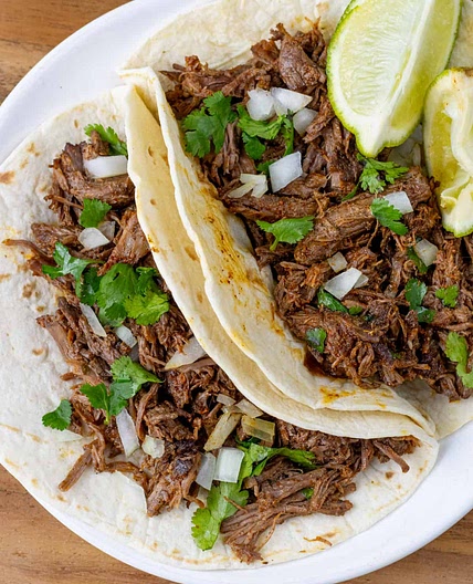 Crock Pot Shredded Beef Tacos