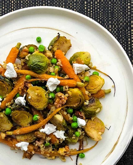 Roasted Brussels Sprouts And Carrots