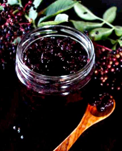 Elderberry Chia Jam to boost your immune system during flu season