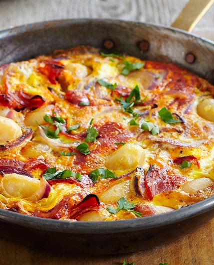 Gary Rhodes' bacon and potato frittata recipe