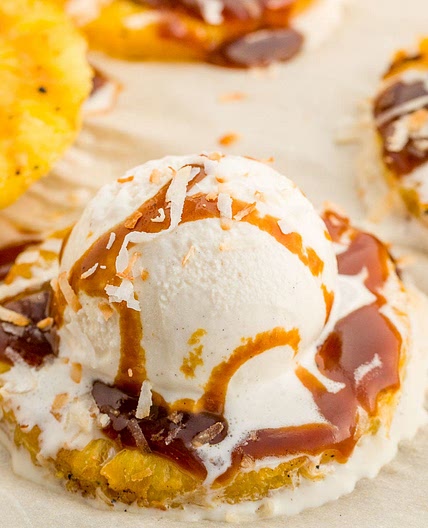 Grilled Pineapple Sundaes