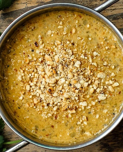 Thai Satay Peanut Sauce (Made from Scratch with Peanuts)