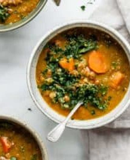 Slow Cooker Vegan Lentil Soup