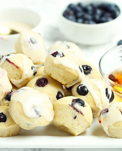 Blueberry Pancake Bites