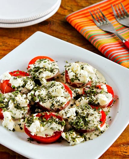 Summer Tomato Salad with Goat Cheese