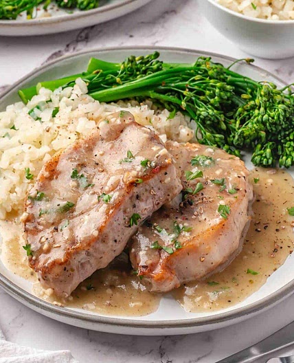 Garlic Butter Pork Chops