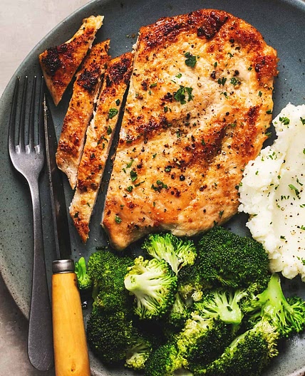 Crispy Pan Fried Chicken Breast