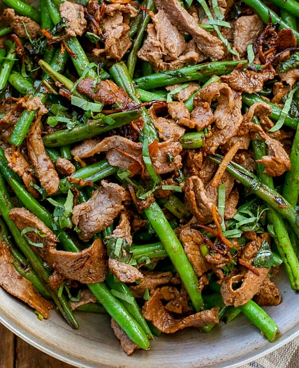 Thai Steak and Green Bean Stir Fry