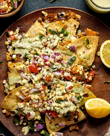 Baked Buffalo Chicken Tacos [Dairy-Free]